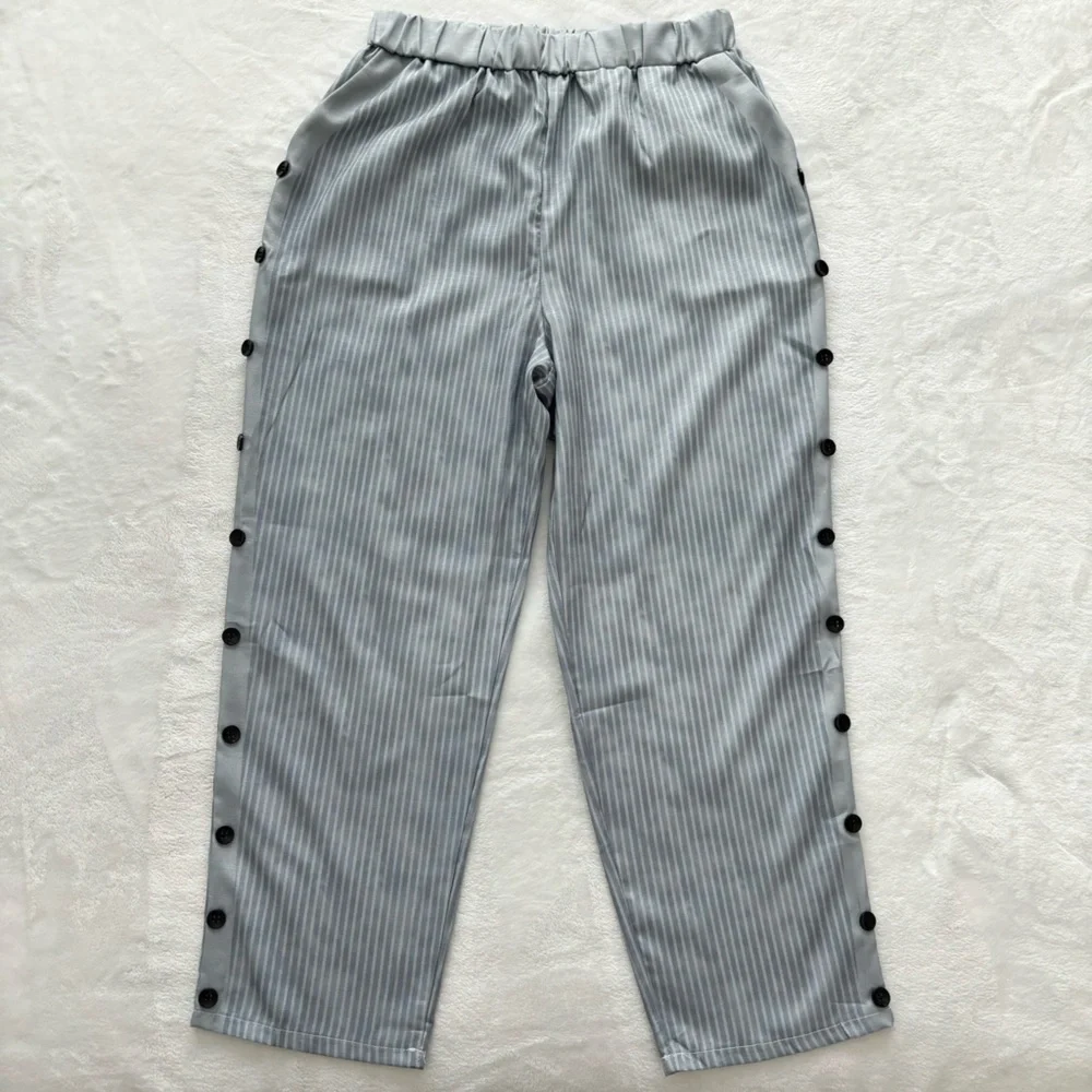 AMAZON 2 Pairs Elastic Waist Ankle Length Casual Pants--S - Picture 9 of 16